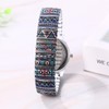 ボヘミア 腕時計 レディース アナログ カラフル: ステンレスベルト 防水 ファッション アクセサリー -