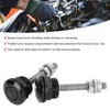 Bonnet Lock, Quick Release Latch, 2 Pieces, Universal Hood Pin,