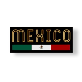 Mexico Flag Mexican Pride Magnet - Car Fridge Locker - 5.5"