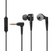 Elecom EHP-GB100MBK Stereo Earphones, Canal, 0.4 inches (10 mm), Driver