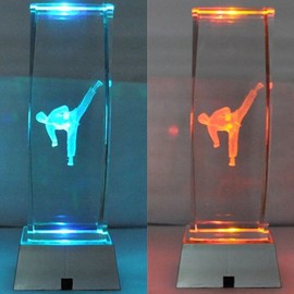 Taekwondo Trophy Crystal Kick EF-10 / 태권도 트로피 크리스탈발차기 EF-10