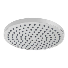 MEER FAUCETS BY CNX | Regadera Redonda de 20 cm, Cabezal de Ducha de ABS Cromado. Multiposición, Anti-Sarro y Funciona con Presión Baja