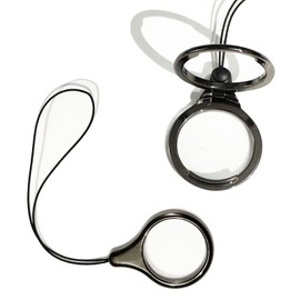 RAFEIO Smartphone Strap, Mobile Strap, Dual in 1, Smartphone Strap, Inner Diameter: 0.9 inches (23 mm), Ultra Lightweight, 0.3 oz (8 g), Thickness 0.2 inches (5 mm), Withstands 17.6 lbs (8 kg), Ring