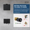KENES Matte Black Shower Faucet, Shower Trim Kit with Single-Spray