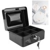 Fireproof Document Box with Key Lock, Secure Storage Box for