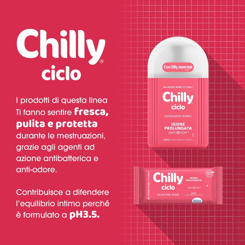 Chilly 12 Cycle Wipes Intima Hygiene Wipes 100% Biodegradable Ideal