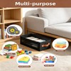 ANLIOTO CD Storage Box, CD Case Holder with Clear Window