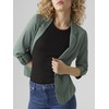 VERO MODA Damen Blazer VMJesmilo Sakko mit Dreiviertel-Ärmeln 10279700 Laurel