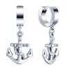 Feilok stainless steel men's stud earrings, charm earrings, ear clips,