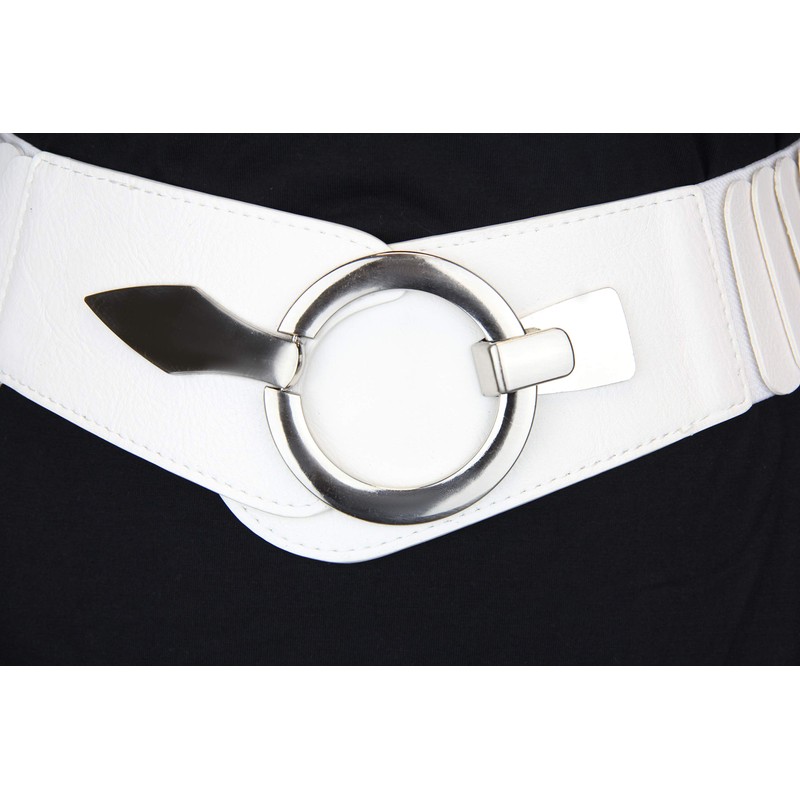 Elastic Women's Waist Belt, Approx. 6 cm-Wide Waist Belt with