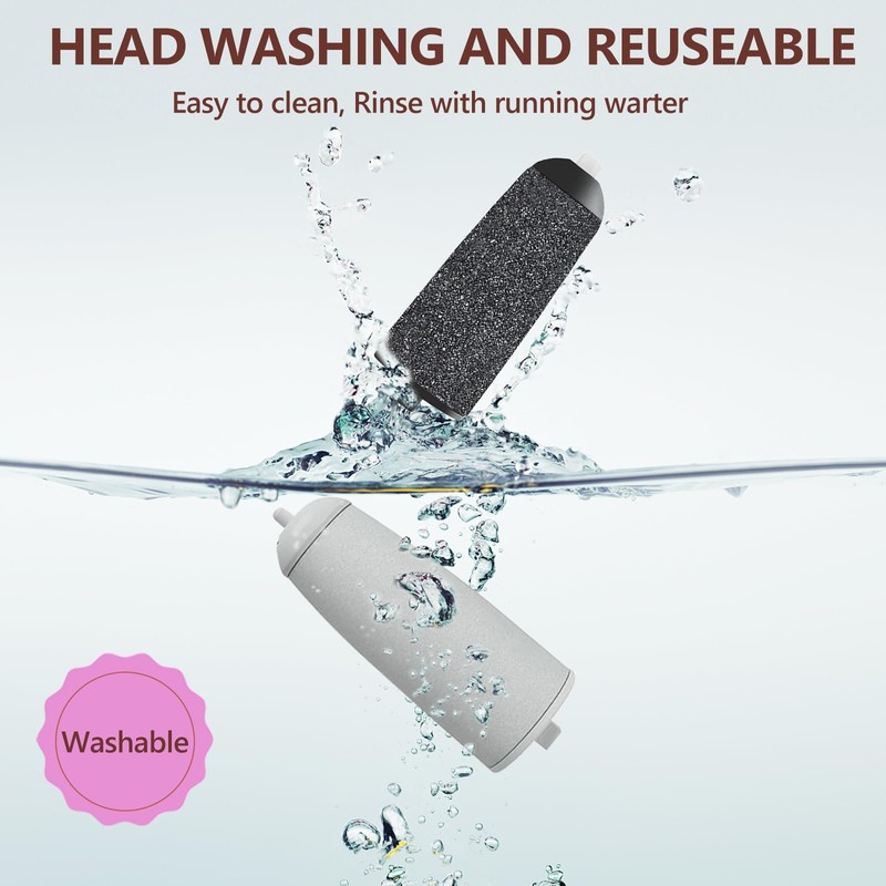 Haootadiy Pedicures Replacement Heads for Flawless Pedi, Electric Tool Foot