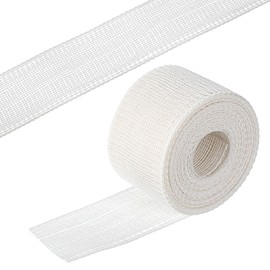 4.4 Yards Fishbone Sewing Tape for Hemming, 1.38 Inch Wide Curtain Hemming Tape for Sewing Narrow Hem and Curved Hem, Fishbone Hems Sewings Guide for Dresses, Wedding Veil Skirt