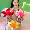 JOSON Goldfish Plush Stuffed Toy Soft Goldfish Doll Cushion Birthday