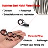9KM DWLIFE 20pcs Rod Tip Eye Repair Kit with Glue