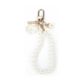 SHTALHST Pearl Keychain,Shell Keychians,Car Keychain, Wristlet Keychains,Keycharm Accessories for Christmas,Birthdays,Valentine's,Mother's Day or Gifts for Wife,Girlfriend or Friends