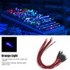 50Pcs LED Lights Emitting Diodes Pre Wired Prewired Round Head