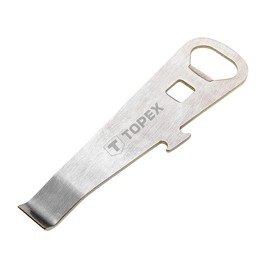 Topex - Paint can Opener for Renovation and Finishing Works with Bottle Opener and Door Handle Hole