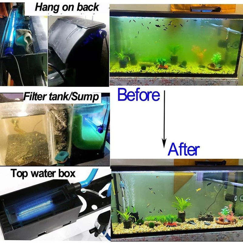 Aquarium UVC Clean Light Algae Clear Green Bloom Clean Fish