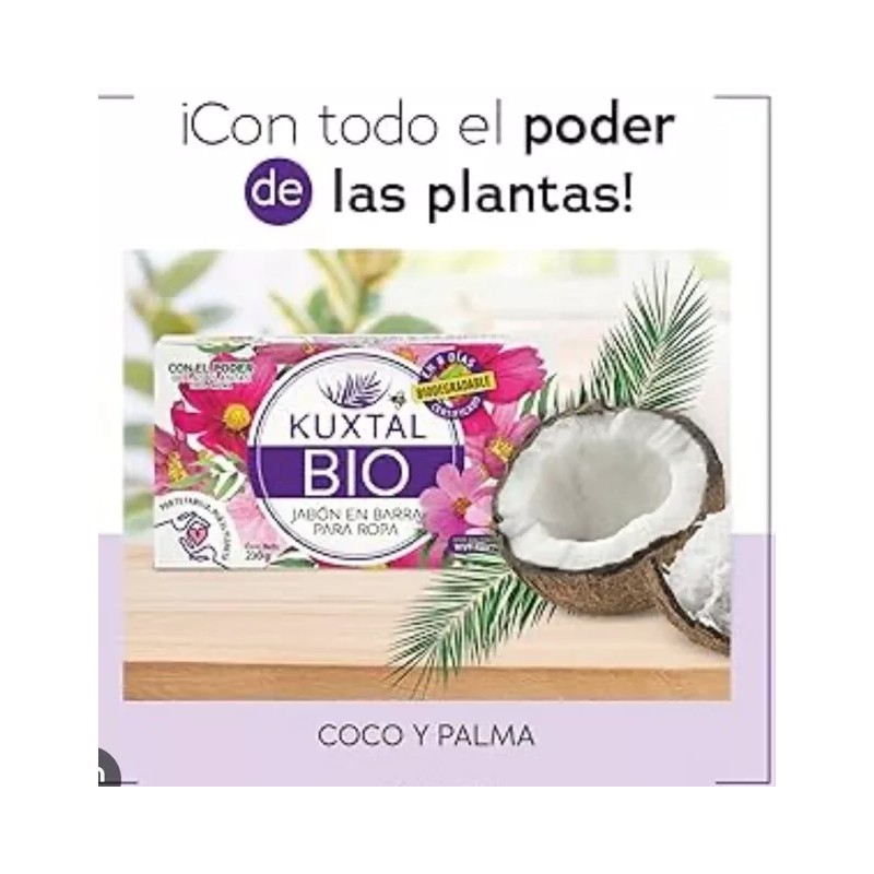 Kuxtal 3Pack JABON Y SUAVIZANTE 2-1 EN BARRA KUXTAL 230g