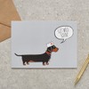 Dachshund Get Well Soon Card