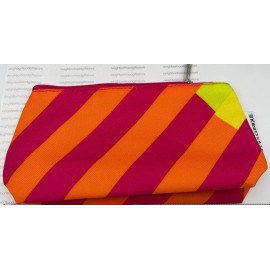 CLINIQUE  Print Cosmetic Makeup Bag  Zipper Pouch 9"x4.5"x2.5"NE