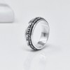 Treasure Bay MENS WOMENS 7.5mm Solid 925 Sterling Silver Ring,