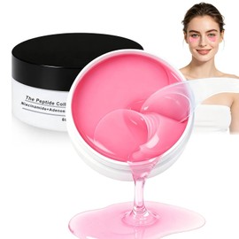 FUWEN 120PCS Parches para Ojos Colageno, Parche de Hidrogel con Péptidos y Colágeno, Mascarillas Oculares de Hidrogel