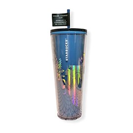 Starbucks 2021 Christmas Holiday Siren Mermaid Blue Plastic Color Change Tumbler 24oz