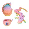 Articulated Dragon & 3D-Printed Dragon Egg - Fantasy Universe Decoration