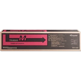 Kyocera 1T02LKBCS0 Model TK-8309M Magenta Toner Kit For use with Kyocera/Copystar CS-3050ci, CS-3051ci, CS-3550ci, CS-3551ci TASKalfa 3050ci, 3051ci, 3550ci and 3551ci A3 Color Multifunction Printers