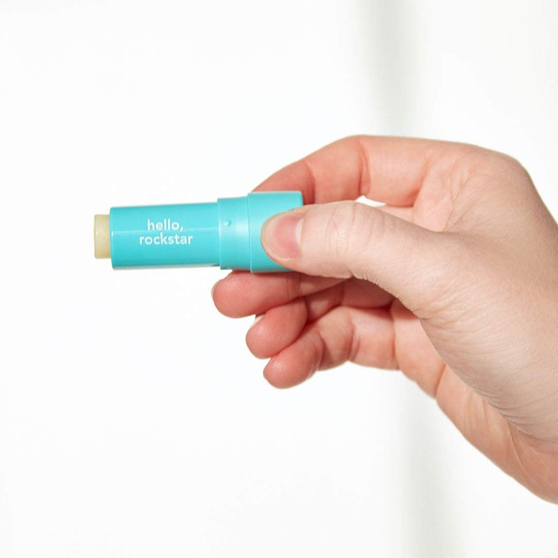 Hello Moisturizing Vegan Lip Balm, Sweet Mint, Beeswax & Petrolatum