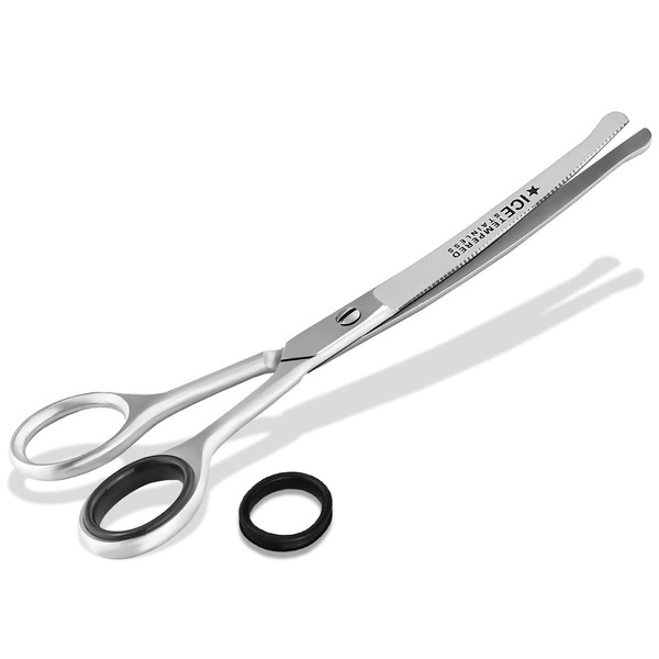 Dog Hair Scissors Curved with Micro Teeth