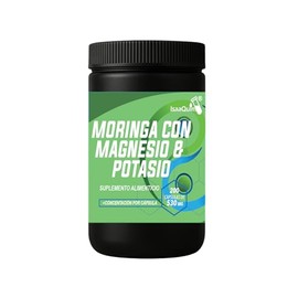 IsaaQuim Moringa con Citrato de Magnesio y Potasio | 200 Cápsulas de 530 mg | 66 Porciones por Frasco | Aporta Magnesio y Potasio