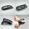 lingzaling 15mm Plastic One-Touch Clip for Flat Tape, Black (Pack