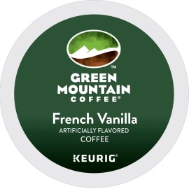Green Mountain Coffee Roasters Keurig French Vanilla Light Roast Coffee 12 Count K Cup Pack 100 Arabica