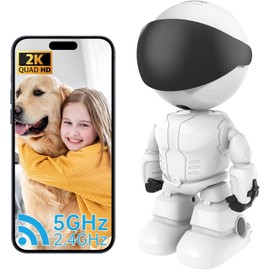 Indoor Camera,Pet Camera Baby Monitor, Cameras for Home Security Indoor, Baby/Pet Camera with Phone App with AI Motion Detection, 2-Way Talk, Night Vision, Siren, Compatible with Alexa