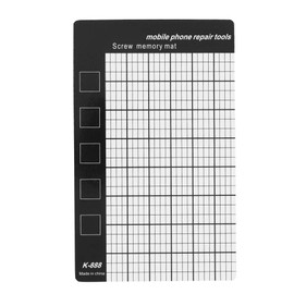 Kafuty Portable Magnetic Mat Screw Pads Metal Parts Adsorption Mat Repair Guide Pad Tool For Model DIY Repairs Can Absorb The Screw
