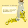Vantico 3D Printed Banana Dragon Desktop Pet Figurine, Cute Office