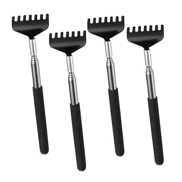 Pack of 4 Telescopic Scratching Hand Back Scratcher, Wide Scratching
