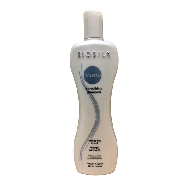 Biosilk Smoothing Shampoo Frizz Prone, Unruly Hair Sulfate & Paraben free 12 OZ