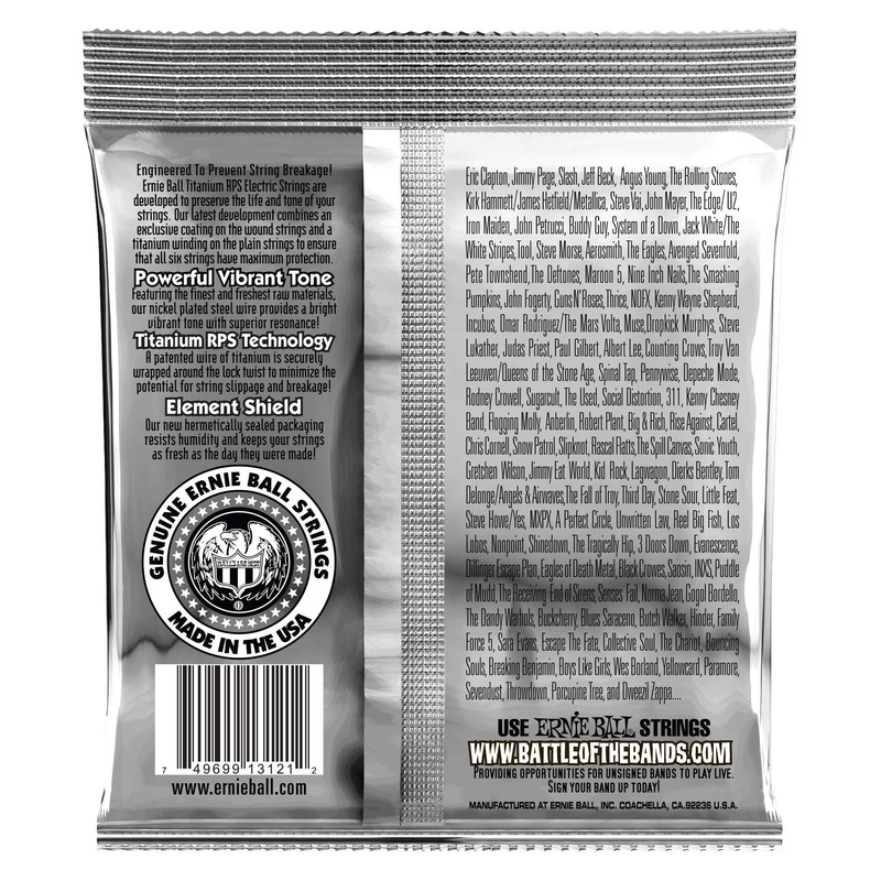 5 PACK Ernie Ball P03121 Coated Regular Slinky Strings, 10-46