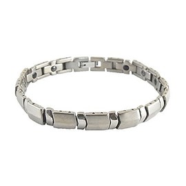 « Titanium > Premium Germanium Bracelet ◇ Germanium 7 Stone + Magnets (Magnet) 7 Stone ◇ gerumaburesu ◇ Great as a present ♪◇ KY – 305