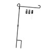 10 Yard Flag Holder,Garden Iron Flag Pole Outdoor Yard Flags