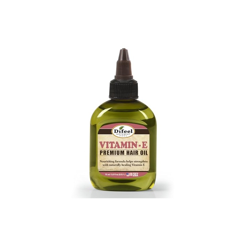 Difeel Aceite natural premium para el cabello, aceite de vitamina