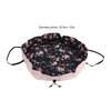 Drawstring Makeup Bags Cosmetic Bags Large Capacity Inner Zipper Pockets