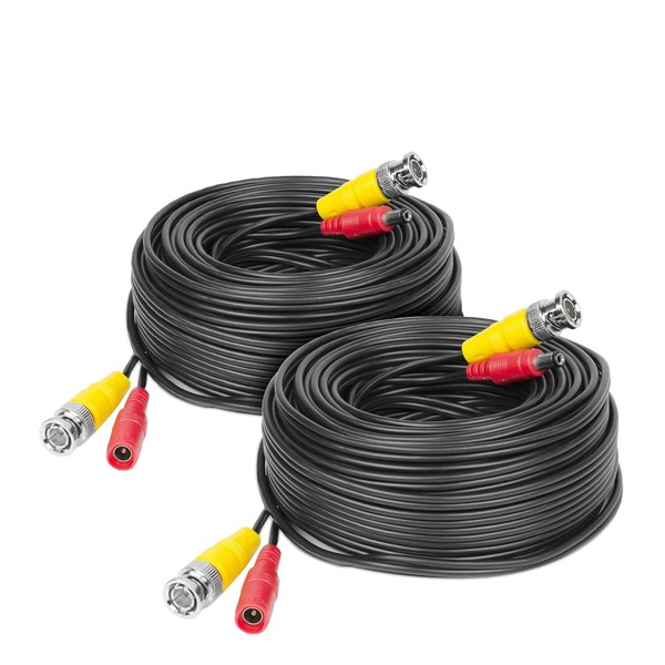 Amcrest 2-Pack 4K Security Camera Cable 100FT BNC Cable, Camera