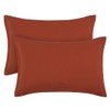 PiccoCasa Zippered Pillowcases, 100% Brushed Microfiber Polyester Pillow Case Cover,