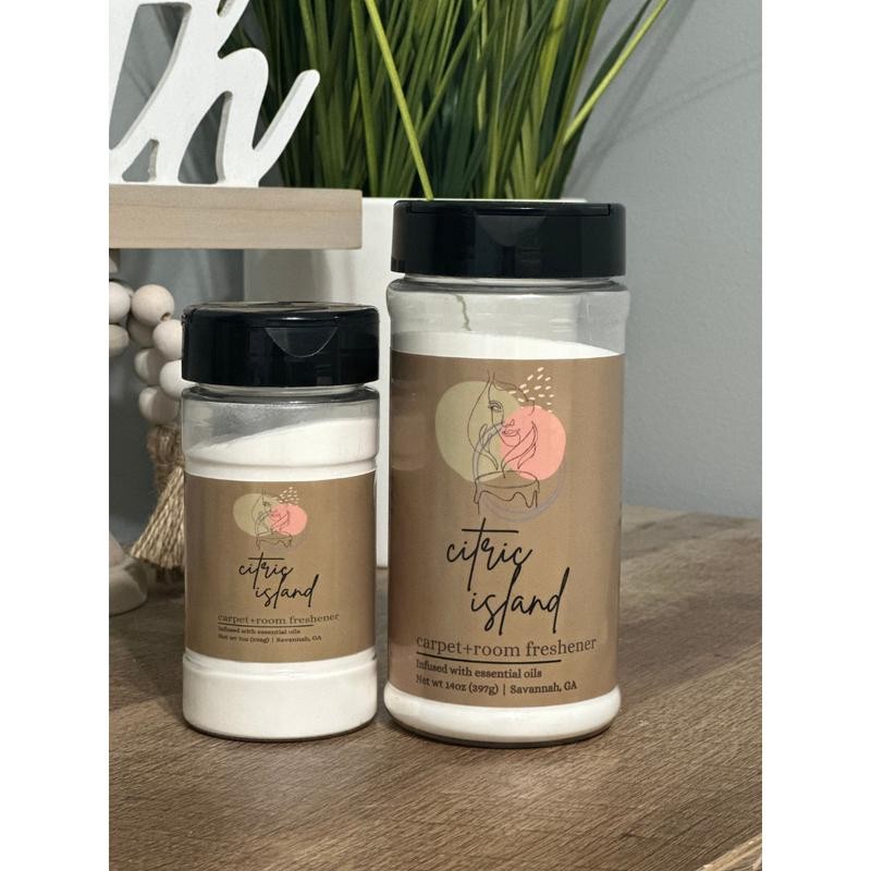 16oz Heavily Scented Carpet Freshener Powder for Pet, Smoke, Dampness