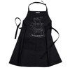 Tramontina 26466/100 Churrasco Apron, 100% Cotton, Black, Durable, Lightweight, For