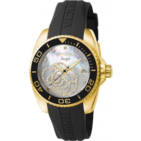 Invicta Angel Women's Quartz Watch with Mother Of Pearl Dial